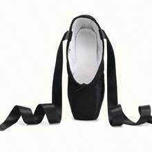 Sepatu Balet Pointe, Sepatu Balet Hitam Elegan - Hitam - View 5