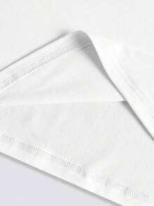 LUNE Camiseta básica de manga larga con gráfico de moda casual cómoda para salir, ajuste delgado, para otoño, invierno y primavera, para mujeres - Blanco - Ver 4