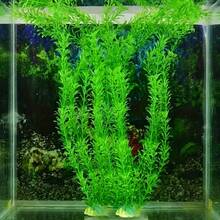 1件仿真ABS塑料水族植物裝飾，可立即點亮居家魚缸，塑料水族造景人造水草，逼真水族植物裝飾 - 歡樂水族 - 查看 6