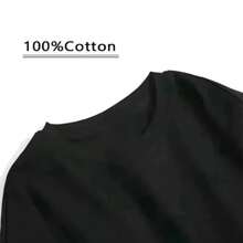 100% Cotton Y2K Loose Short Sleeve Tee Unisex New Summer Collection 2026:  Gray Wishbone World Tour Print T-Shirt For Men And Women, Fashionable - Black - View 2