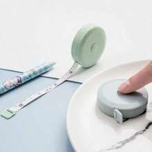 1pc Mini Automatic Retractable Clothing Measuring Tape - 1.5 Meters Long, Easy-To-Use, Accurate, Compact, And Portable - Perfect For Sewing, Tailoring, And Body Measurement - A - View 4