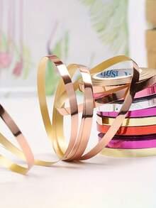 1/10pcs Laser Balloon Ribbons, Colorful Shiny Party Decoration Ribbons Suitable For Weddings, Birthdays, Festivals, Great For Gift Wrapping And Decorations, Party Decoration Ribbons, Brilliant Ribbons, Shiny Surface - Multicolor - View 9