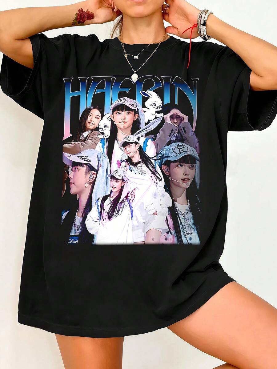 Women T-Shirts - 黑色 - 查看 1