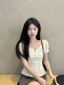 Women Tops - White - View 1