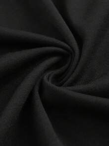 Ropa de mujer de talla grande, camiseta retro de los 90 - Camiseta con temática de cultura pop nostálgica, con estampados de cintas de casete y disquetes, top blanco con temática de TV y películas retro, lavable a máquina, estilo casual, cuello redondo, corte regular, entrega local. - Negro - Ver 6