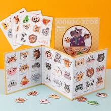 Children's Early Education Magnetic Book, Vegetable, Fruit, Animal, Transportation, Ocean Cognitive Puzzle Toys For Boys And Girls - Multicolor - View 5