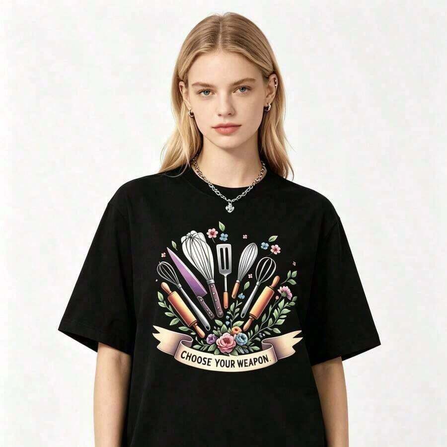 Happy Valentine's Day! New Candy Candy Anime T-Shirt For Women, 220g, Crew Neck, Casual, Thick Pure Cotton, Breathable And Comfortable. | Exquisite Design | Loose And Comfortable | Easy To Match | - 7 - 查看 1