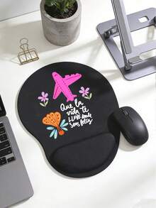 Ergonomic Wrist Support Mouse Pad, EVA Wrist Cushion, Non‑Slip Memory Foam Wrist Rest Pad, Skin‑Friendly Smooth Desk Support Cushion, Desktop Protector Pad - View 5