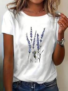 Camiseta de mujer para primavera y verano - Blanco - Ver 2