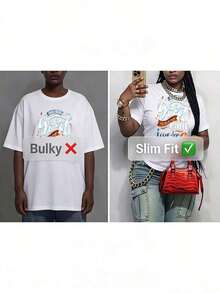 Women's Short-Sleeved T-Shirt With "Good Can't Ignore" Graphic Letter Print, Urban Style, Wear-Resistant, Does Not Fade, Versatile Top That Fits All Body Types, Comfortable And Casual T-Shirt For Daily And Sports Wear, Ideal Gift Option For Ladies, 100% Cotton. - 白色 - 查看 4
