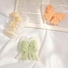 Zhonghui Mold Molde de Silicone em Forma de Flor e Borboleta 3D para Fabricação de Velas, Reutilizável, DIY, Aromaterapia, Sabão, Gesso, Resina Epóxi, Artesanato, Decoração para Casa - Borboleta - Visão 3