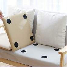 20/50pcs (10 Pairs/25 Pairs) 2-Inch Heavy Duty Non-Slip Grippers, Suitable For Home, Office, Gym - Reusable Self-Adhesive Hook And Loop Pads, Removable Adhesive Backing, Washable, For Carpets, Bedsheets, Sofa Cushions, Protective Pads - Multicolor - View 1
