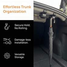 2pcs Car Seat Back Hooks, Suitable For Seat Back, Trunk Rack, Umbrella Holder And Most Car Models, Multi-Functional Car Storage Rack - 2PCS - View 6