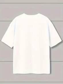 Women's T-Shirt - Elegant Ladies' T-Shirt | Casual Round Neck T-Shirt With A Touch Of Humor, Breathable, Suitable For Casual And Party Wear, Simple Design, Round Neck, Comfortable Fit, Lightweight, Short Sleeve, Fashionable Summer T-Shirt For Women. - 白色 - 查看 3