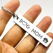 Colgante de identificación de mascota de acero inoxidable, personalizable, fácil instalación se ajusta a varios collares, duradero anti-óxido y decoloración, ligero y compacto, accesorio decorativo y práctico anti-pérdida para gatos y perros - Plateado - View 4