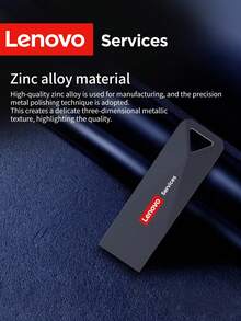 Ổ đĩa flash USB Lenovo Metal USB 2.0 tốc độ cao, dung lượng 8GB, 32GB, 64GB, 128GB, chống nước, chống sốc, thích hợp cho máy tính xách tay, PC, Mac, hệ thống âm thanh xe hơi. - Xem 4
