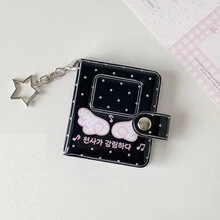 1个可爱迷你星星照片卡夹钥匙扣,带星星吊坠,便携式迷你相册,适合存放星星照片、小胶卷、学生证等,是送给粉丝、收藏家和学生返校的理想礼物 - 相簿 - 查看 17