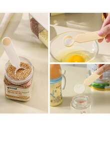 5pcs/Set Plastic Measuring Spoons Kitchen Accurate Scale With Handle For Coffee Baking Cooking Ingredients Flour Measuring Tools - Multicolor - View 11