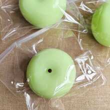 1 pieza Juguete de estrés realista en forma de manzana suave y apretable, juguete para los dedos para relajación y concentración, juguete portátil para inquietud, regalo ideal para vacaciones, cumpleaños, Pascua, Halloween, Navidad - Multicolor - Ver 6