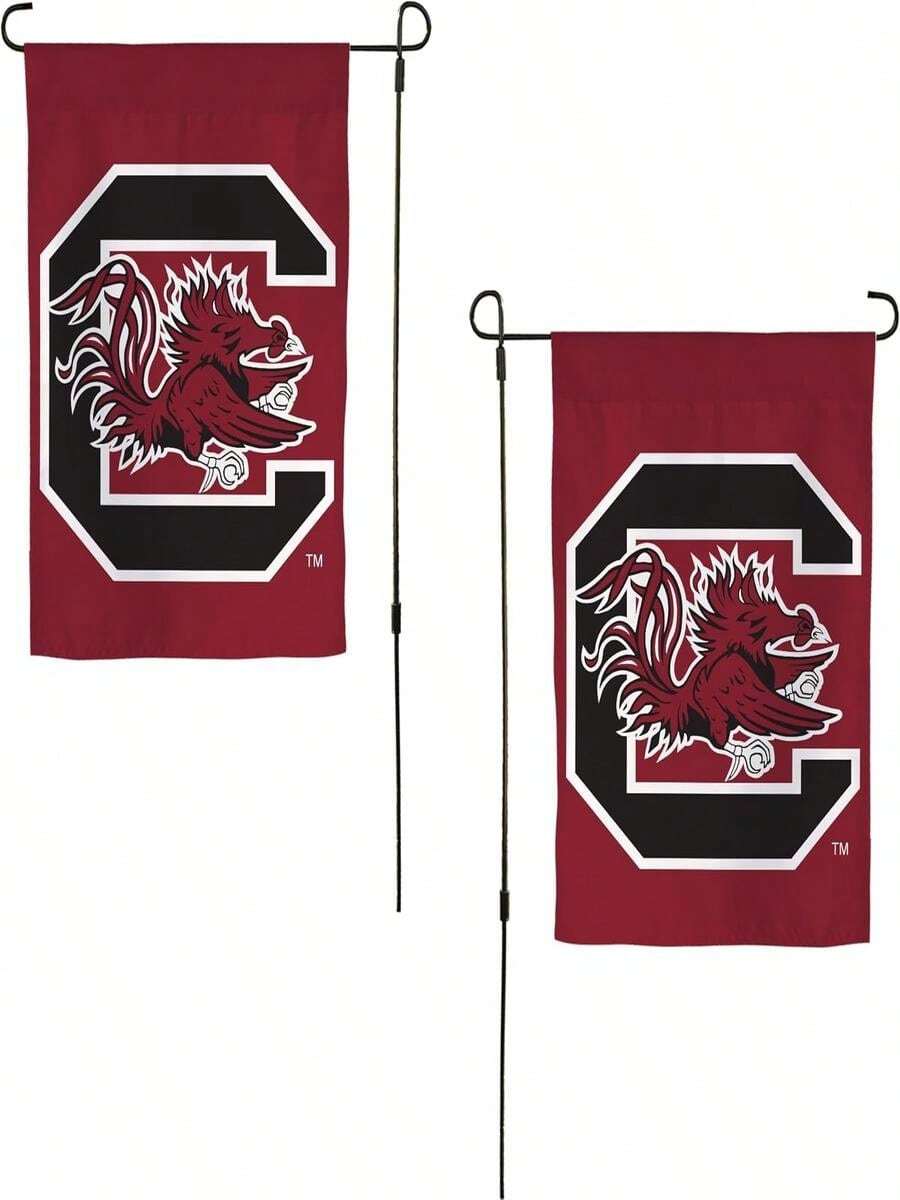 Desert Cactus University Of South Carolina USC Garden Flag – 19 X 12 Inch Fighting Gamecocks Banner, For Outdoor Display And Events (Design C) - A - Xem 1