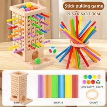 1pc Multi-Color Pull Rod Game Tower, Interactive Multiplayer Tabletop Game, Colorful Stick Drop Game For Family Gathering, Tabletop Game, Educational Strategy Game, Ideal Birthday/Holiday/Couple/Daily Gift, Party Favor, Stress Relief Essential - Multicolor - View 9