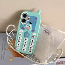 SANRIO Ốp lưng silicon 3D hình mèo con và cá xấu xí độc đáo, tương thích với iPhone 16 Pro Max, 17/15, 13 Pro, 14 Pro, 16, ốp bảo vệ mềm mại, chống rơi vỡ dành cho nữ. - Nhiều màu - Xem 2