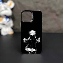 Tema de anime oscuro monocromático de Uraumefunda de teléfono Fundas compatibles con ,Apple,VIVO,OPPO,,, y Honor.Fabricadas en silicona TPU,ofrecen protección contra golpes y caídas.regalos para mamá - Negro - Ver 2