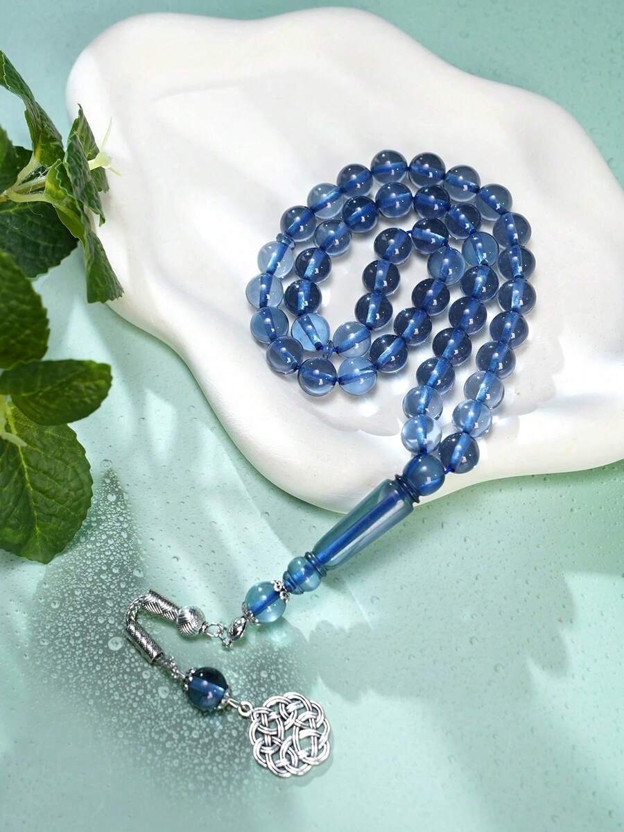 1pc Muslim Solid Color 45 Beads Single Strand Rosary Beads, Muslim Daily Prayer Beads - Multicolor - View 1