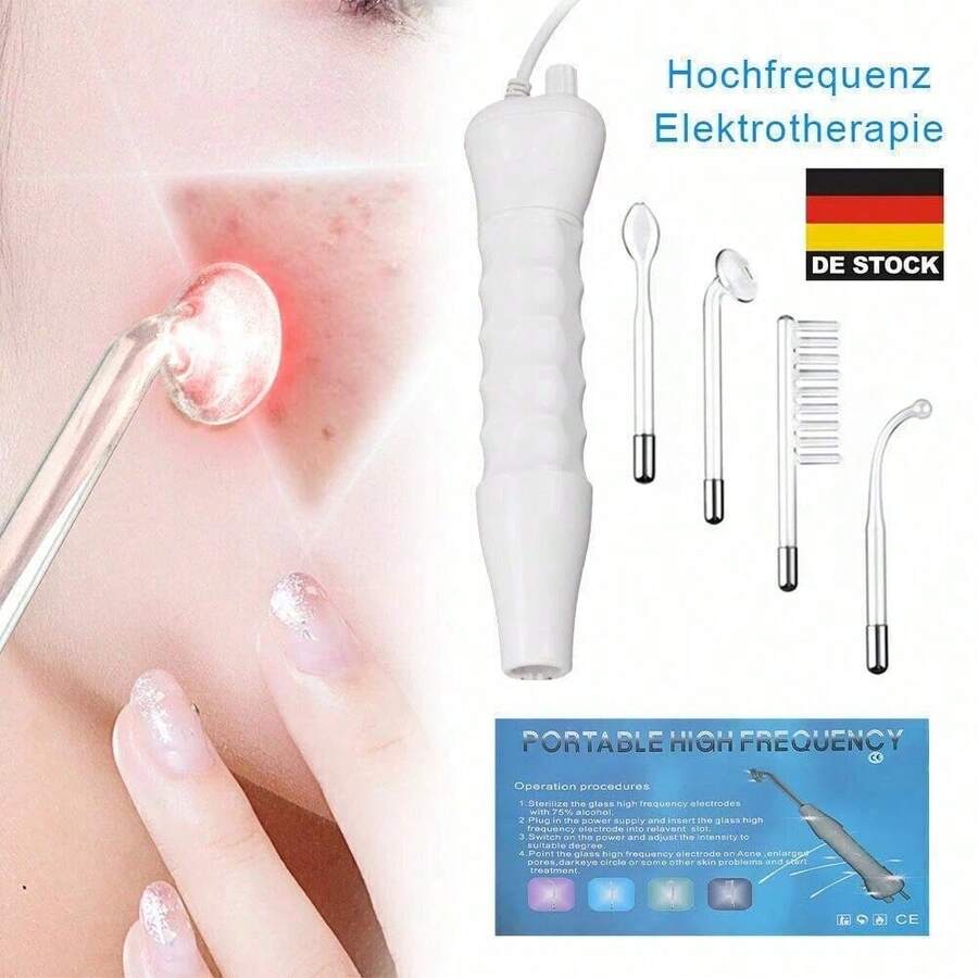 Portable High Frequency Electrotherapy Skin Therapy Wand Machine Acnes Remove - 24B-WIN-UK-CX-4 - Ver 1