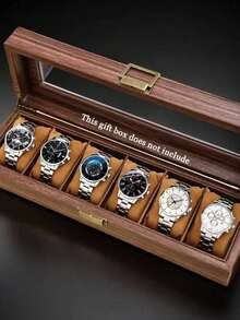 Men's Watch Set Of 6 Pieces/Set, Business Simple Style, Suitable For Daily Wear Or The First Choice For Holiday Gifts - Silver - View 12