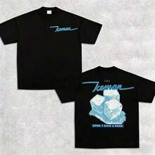 ropa de mujer  "Ice Man" Drake Retro 3.0 T-Shirt, Camiseta de Rap Unisex, Camiseta de Rap, Camiseta para Fanáticos de la Música, Regalo de Mercancía de Rapero, Regalo para Él, Regalo para Ella, Camiseta Estampada Y2K para Mujer y Hombre, Ropa de Cuello Redondo, Regalo para el Día de la Madre, camisas de mujer - Negro - Ver 6