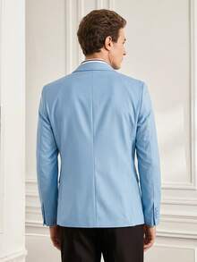 Officeau Áo vest công sở nam cài một hàng khuy, trang phục phù rể trong đám cưới. - Màu xanh nhạt - Xem 2