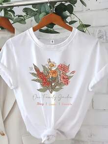 The New Modern Minimalist Model For This Year: Women's Casual Sports T-Shirt, Short Sleeve T-Shirt, A Garment That Combines Tenderness And Modernity, Modern And Versatile For Sports, Casual Daily Wear And Various Occasions, A Feminine Blouse For Informal Daily Use. - 白色 - 查看 7