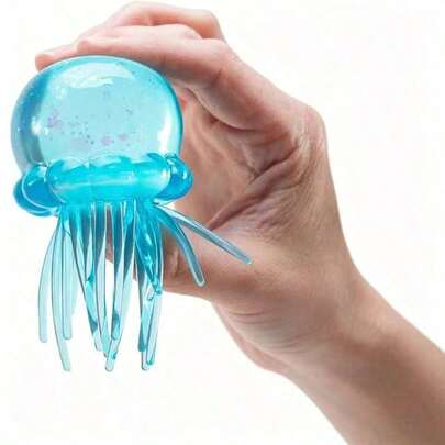Nee Doonh Jelly Jellyfish Squishies - Super Solid Sensory Stress Relief Toy, Suitable For Stress Relief, Sensory Interaction And Adult Use; Ideal Easter And Birthday Gift
