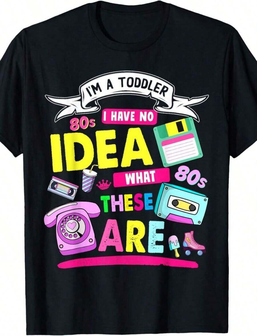 Camiseta para fiesta temática y fiesta de los 90, transpirable y cómoda.