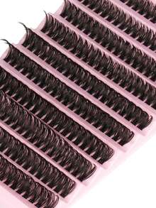 200 cặp mi giả D-Curl dày, độ dày 0.07mm, chiều dài 8-16mm, mi nối tự nhiên hỗn hợp, mi dày và dài, mi từng sợi uốn cong, mi mỏng và dài, mi dài hiệu ứng hoạt hình, phù hợp cho người mới bắt đầu sử dụng tại nhà. 200 cặp mi giả siêu dày. - D - Xem 4