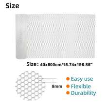 Outdoor Protective Net, PC Plastic Mesh Fence, Multi-Purpose Garden Fencing (Suitable For Pets And Poultry), Small Animal Protection Net (Suitable For Rabbits, Chickens, Dogs), Anti-Snake Outdoor Protective Net (White) - Multicolor - View 13