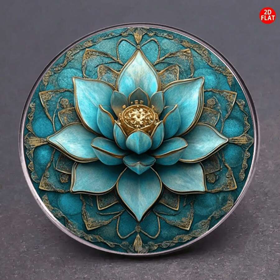 1件装 2DFLAT 多功能时尚配饰,适用于莲花胸针、服装、衣领和帽子装饰,为每个时刻增添仪式感,是圣诞节、新年、生日和特殊场合的理想之选,做工精美。 - A - 查看 1