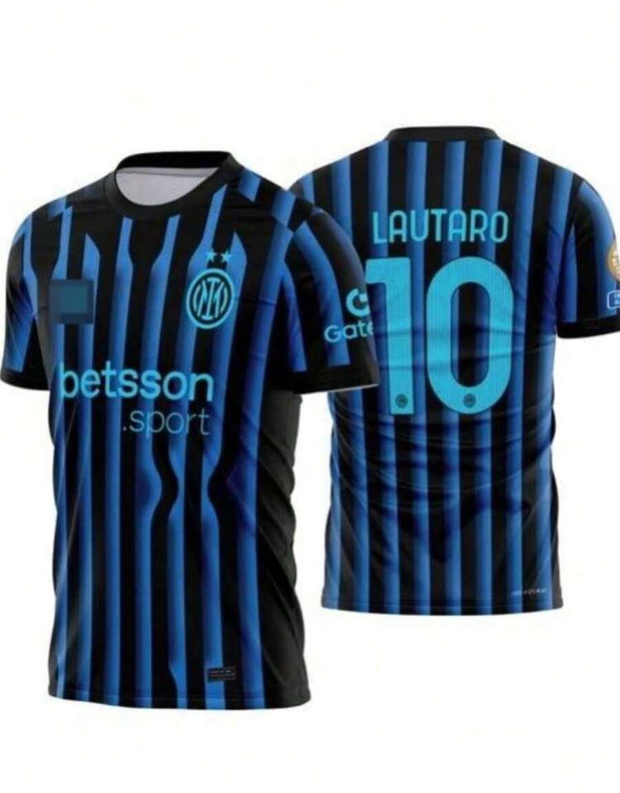 Inter Milan Men's Blue And Black Jersey 26/27 On - Yellow - View 1