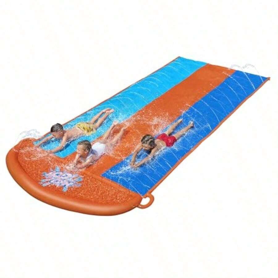 Bestway H20GO - Tobogán acuático Inflable para niños, Juguete de Verano para jardín al Aire última intervensión con aspersores Integrados y Piscina para Dormir - Color - Ver 1