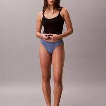 Calvin Klein Calvinklein Maximum Cotton Thong Underwear  Women  Panties QD5292  Thongs For Women Underwear - 藍色鬱金香 - 查看 2