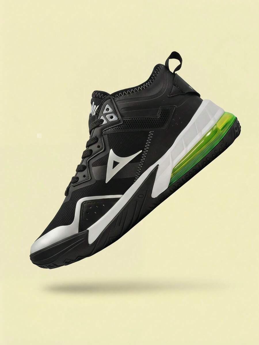 Pirma Tennis Shoes For Boston Basketball - BLACK aND WHITE - View 1