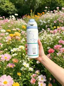 32oz Stainless Steel Insulated Water Bottle - Leak-Proof Sports Water Bottle With Dual Function Spout, Flip Lid Straw And Wide Mouth Design - 24 Hour Temperature Retention - Suitable For Fitness, Travel And Daily Use - Multicolor - View 16