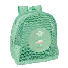 Real Betis Balompié Unisex Anti-Sand Backpack Real Betis, Kids And Youth Beach Backpack With Breathable Mesh, Large Capacity, Double Zipper And Padded Straps, One Size - Multicolor - View 2
