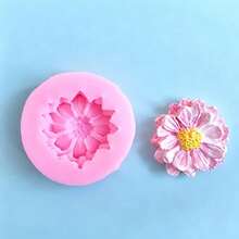 Small ZChrysanthemum Sunflower Flower Silicone Mold DIY Flower Resin Clay Plaster Multi-Functional Decorative Mold - Flowers - View 4