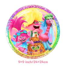10pcs Creative Gnome Theme Party Disposable Paper Plates, 9 Inch Decorative Set - Multicolor - View 5