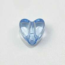 60pcs Transparent Candy Color Heart Acrylic Beads, Clear Love Shaped Spacer Beads For Jewelry Making Diy Bracelet Necklace - Multicolor - View 3
