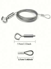 Adjustable Metal Buckle Strap - 100.0/200.0/300.0/400.0/500.0cm Durable Anti-Rust Multipurpose Hanging Cord, Suitable For Curtains, Photo Frames, Outdoor Use, Handicrafts, Professional Design, Metal Buckle - Multicolor - View 3
