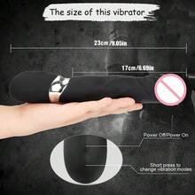 9.05 Inch Realistic Dildo Vibrator Clit Stimulation Vibrating G-Spot Massager Vagina Stimulator Nipples Clitoris Massage Wand Adult Rechargeable Sex Toys For Women Masturbation Couples - 均碼 - 查看 12