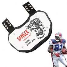 1 Piece Of Professional Rugby Back Pads Football Match Training Waist Protection American Football Back Armor Accessories Sports Protection - Multicolor - View 1